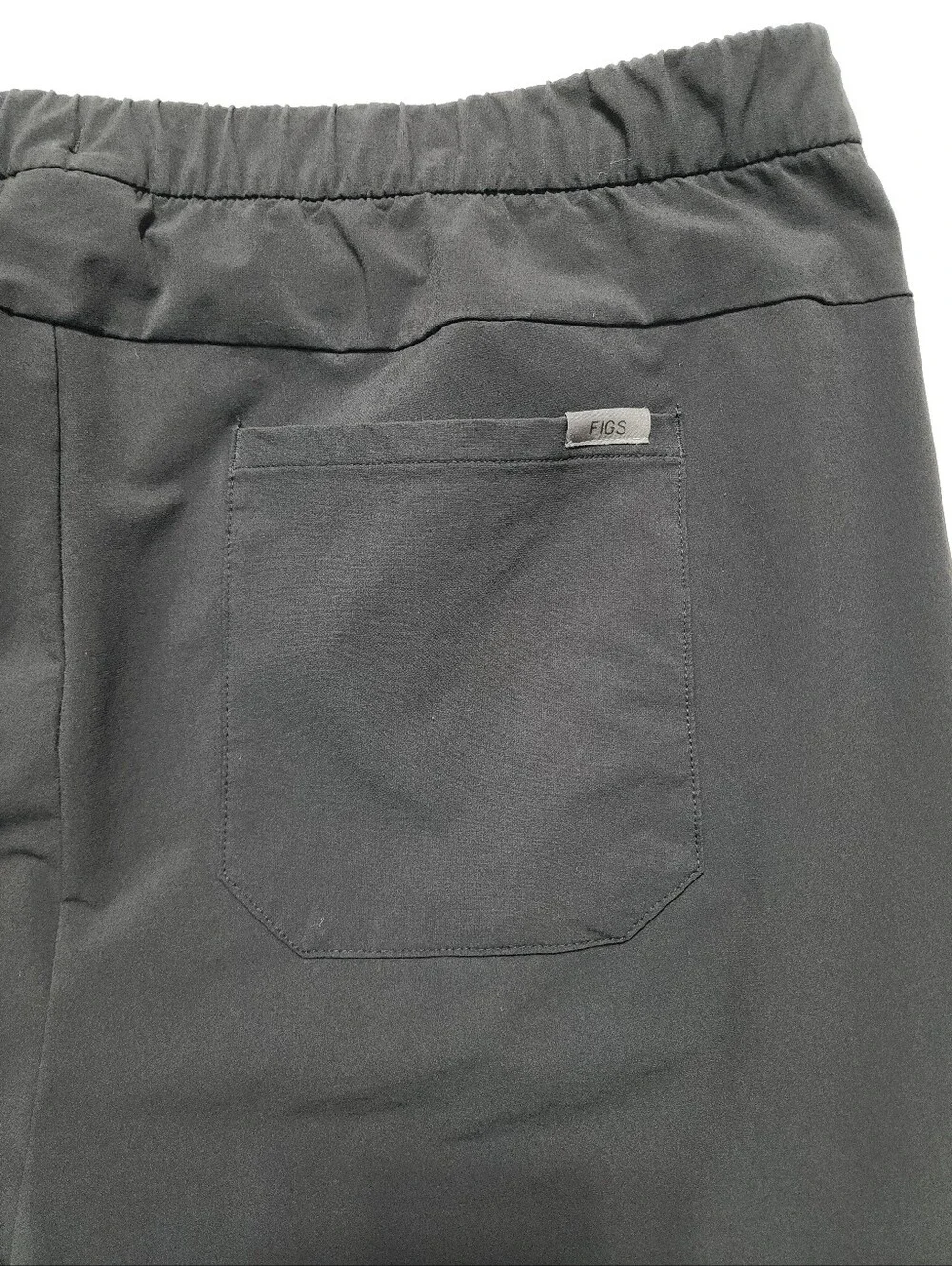 FIGS Pro XXL Black Scrub Pants Drawstring Stretch Medical Uniform